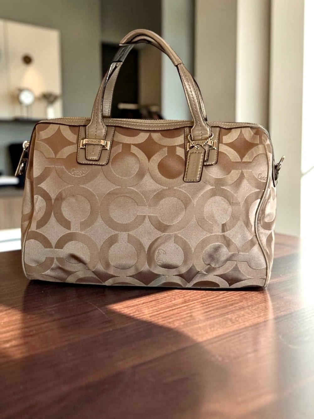 Coach Taylor Op Art Satchel